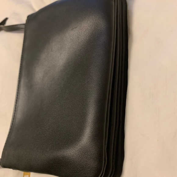 COPY - Authentic Designer Celine Trio Lambskin Leather Crossbody Bag in Black - Picture 12 of 16